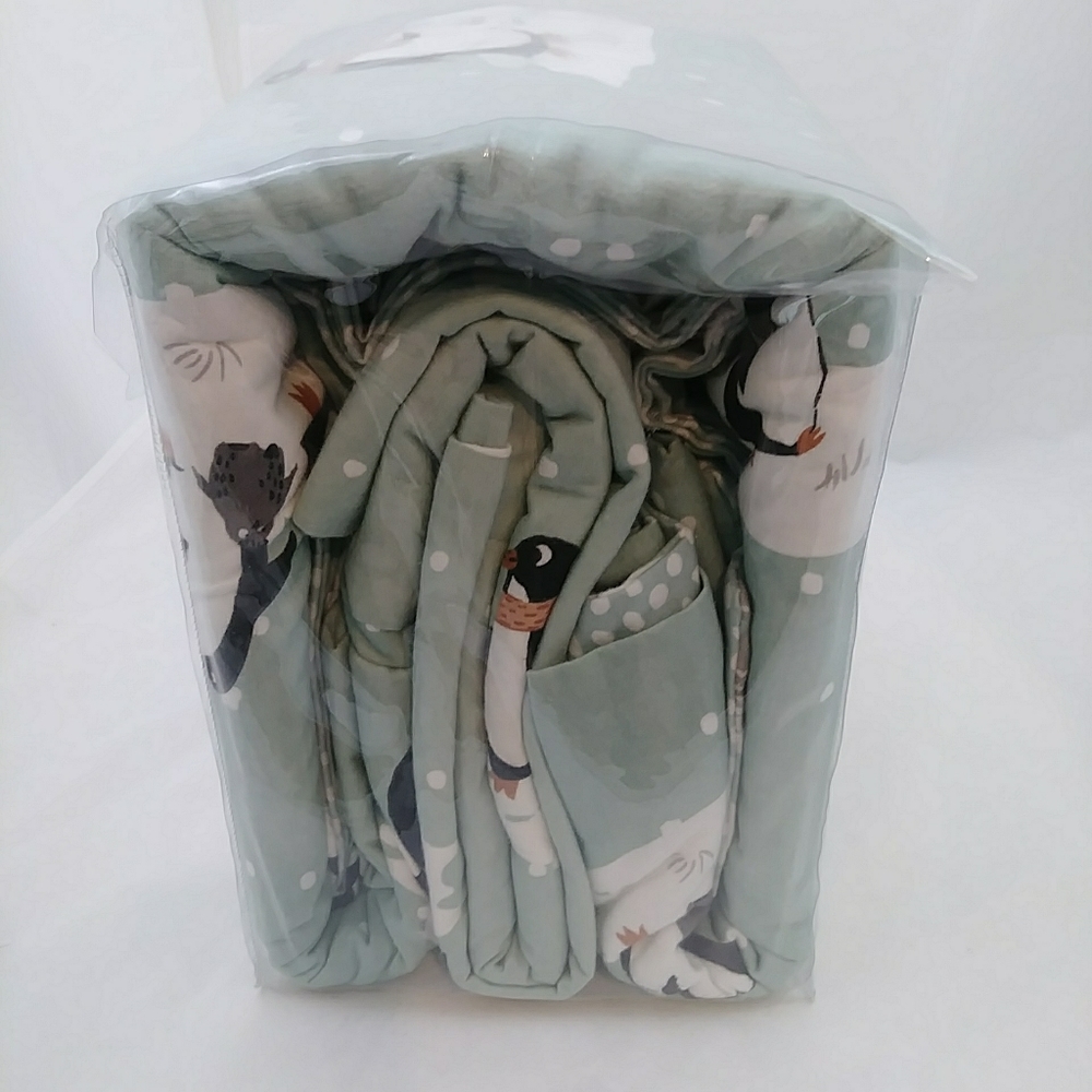 NWT True North Duvet Cover Set Aqua Penguin - Picture 8 of 8
